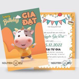 Thiệp sinh nhật Nguyễn Hiếu thiết kế